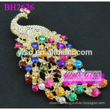 custom made decorative crystal brooch